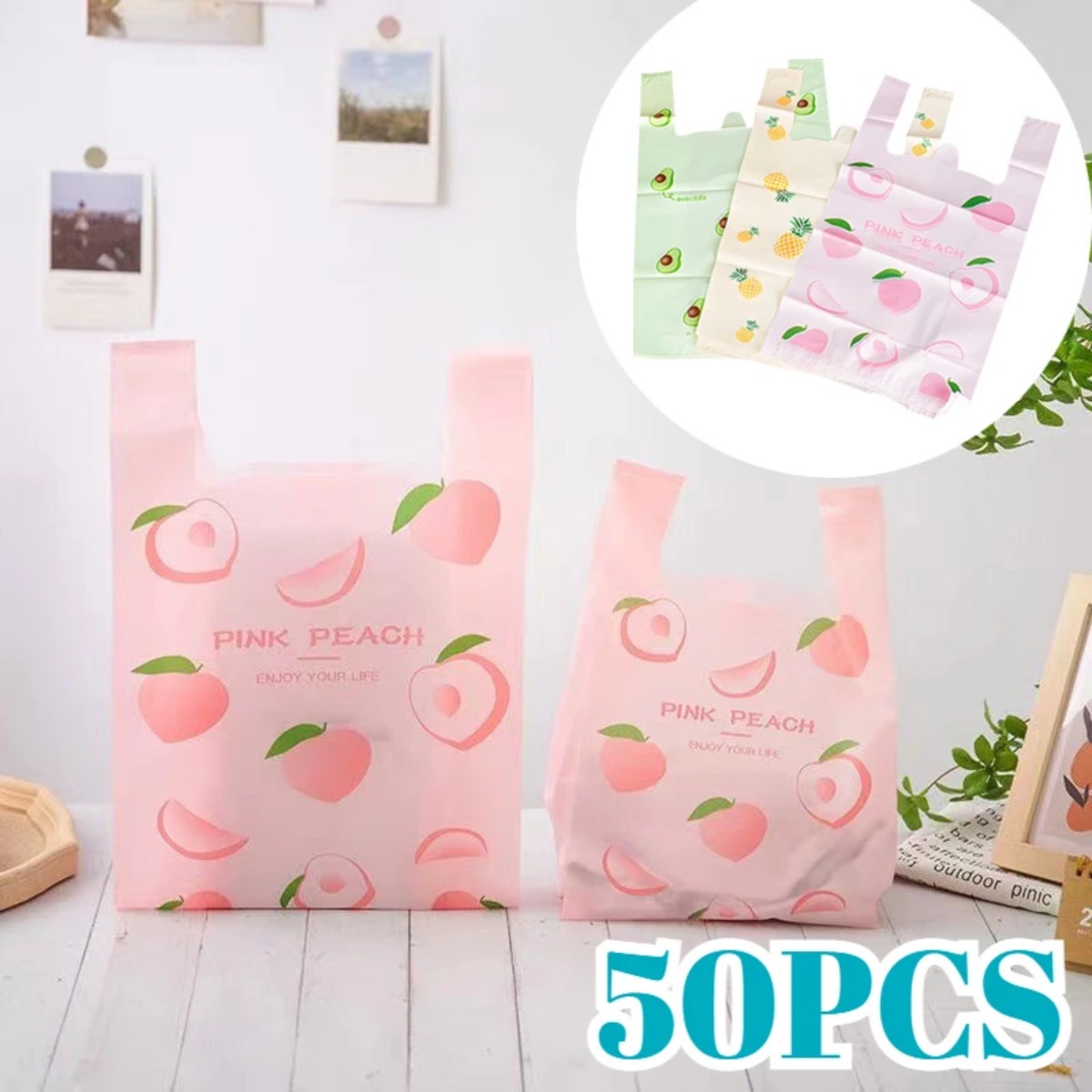 Event Party Shop - 50PCS Handheld Gift Bag Cute Fruit