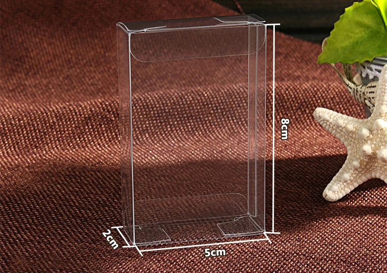 Event Party Box - 30pcs 2*5*8cm clear plastic pvc box