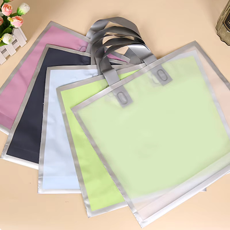 50Pcs Frosted hand shopping ba - đánh giá và giá Party Event Supply Store