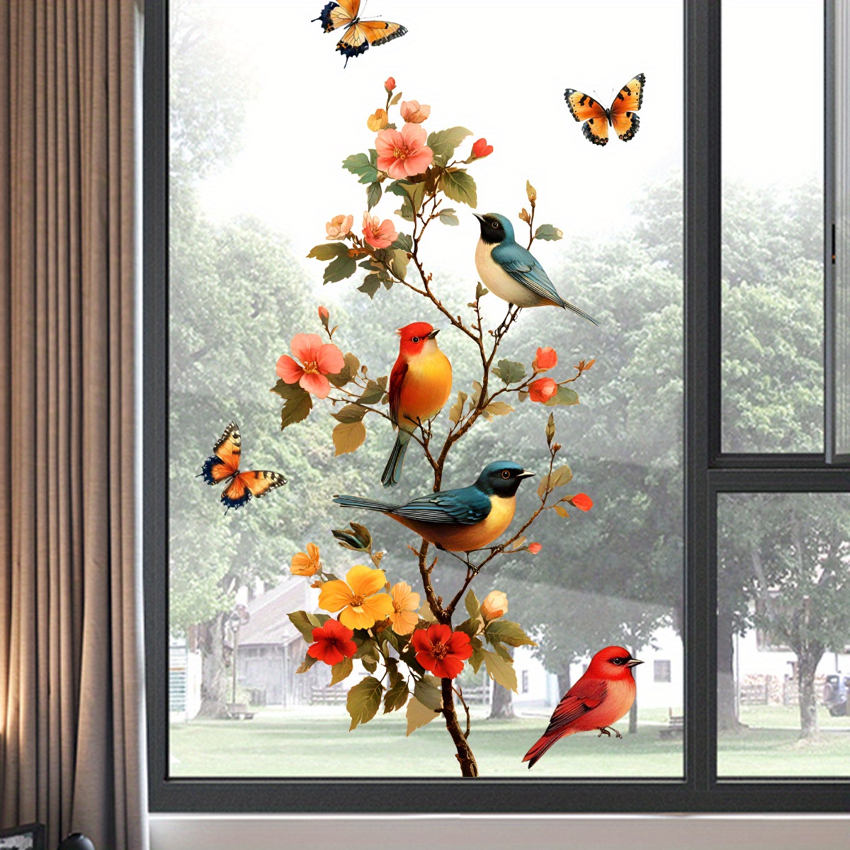 1 Piece of Pastoral Flower and - đánh giá và giá Flower Wall Panel
