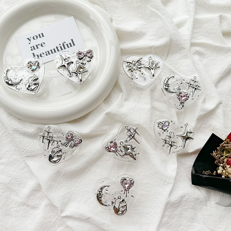 Clear Heart Phone Grip Holder  - đánh giá và giá Event Support