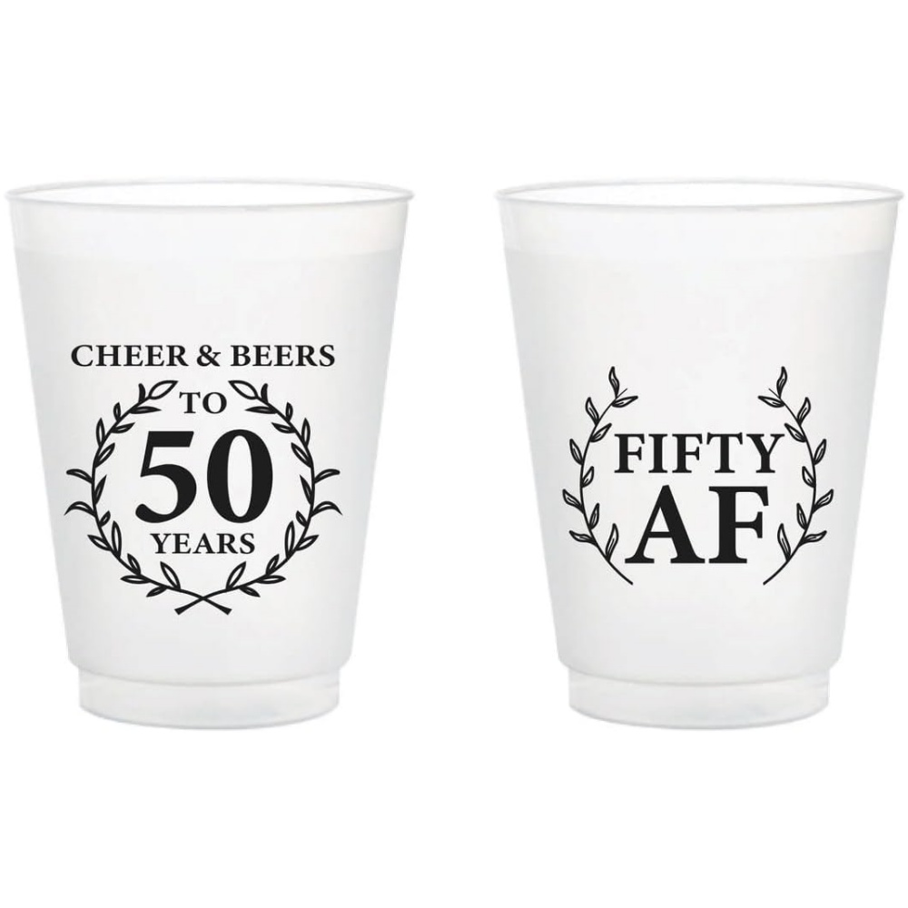 10/50 Personalized Frosted Pla - đánh giá và giá Plastic Cup 50Pcs