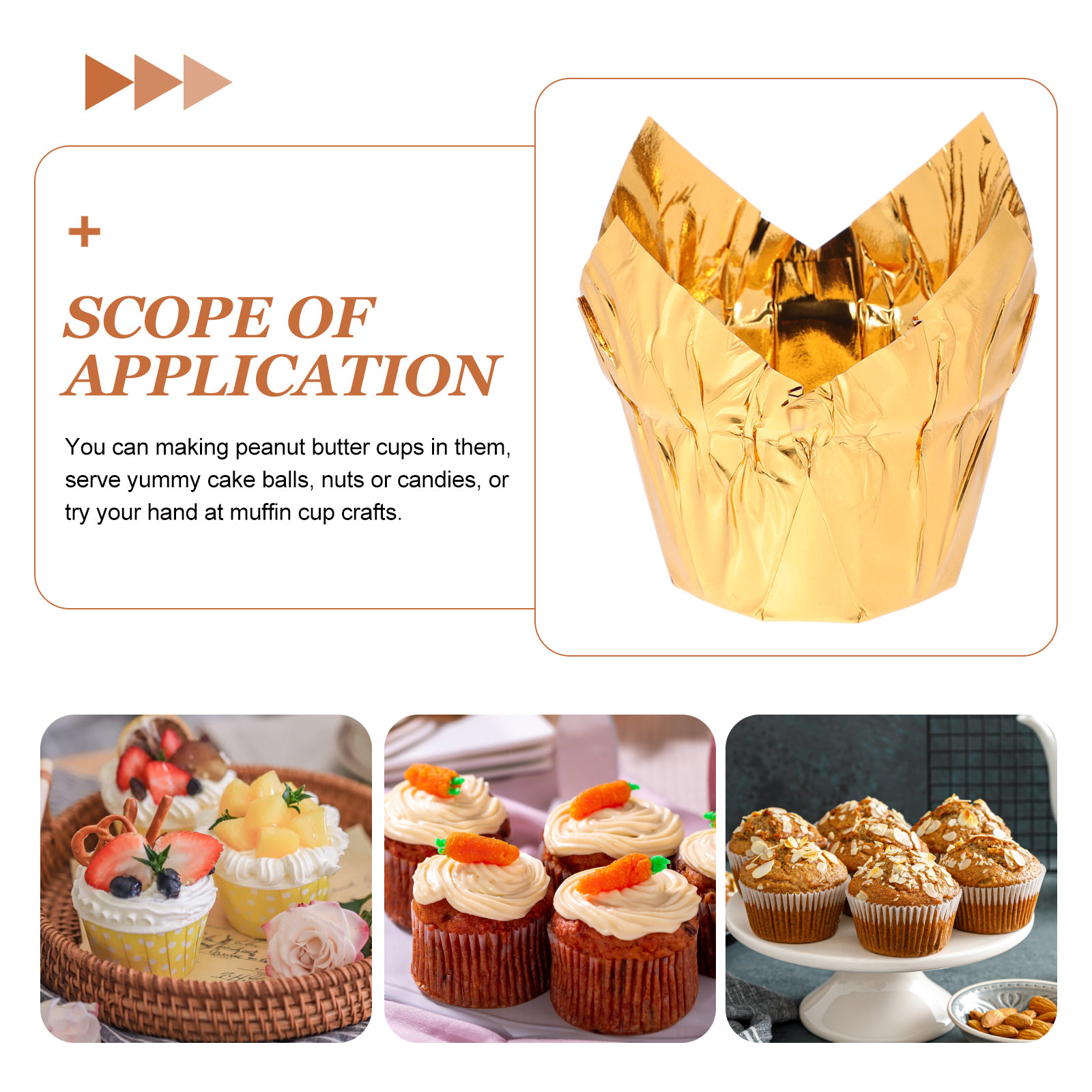 50Pcs Golden Cake Cups Premium - đánh giá và giá Plastic Cup 50Pcs